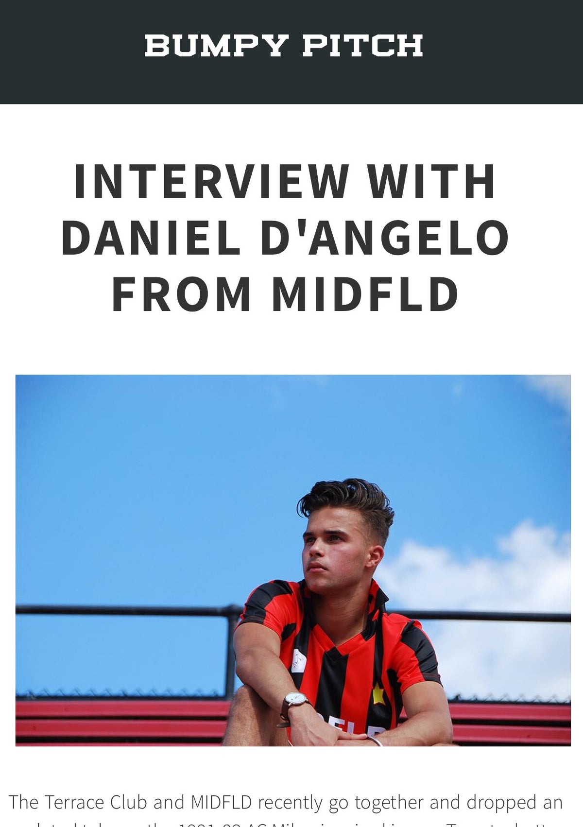 Bumpy Pitch Interview on MIDFLD x Terrace Club Collab and more.