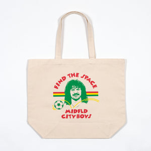MIDFLD x CITY BOYS FC "Find The Space" Canvas Tote Bag