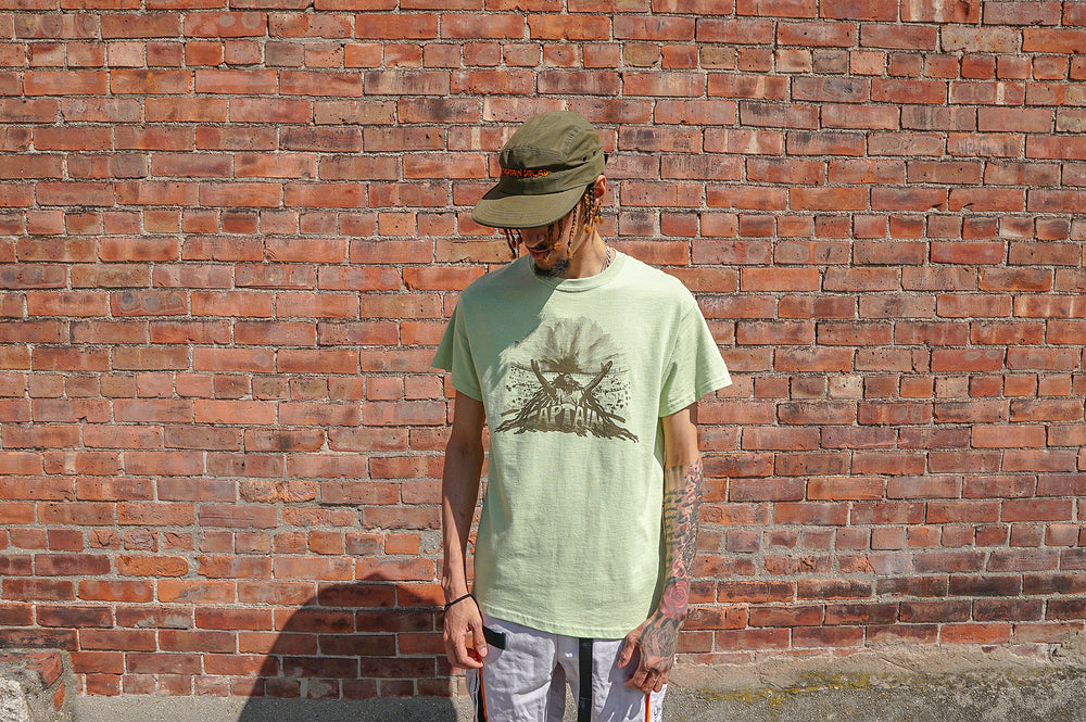 MIDFLD x CITY BOYS Captain Tee - Pistachio